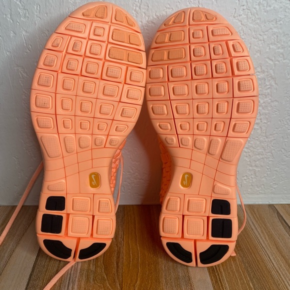 Nike Free Inneva Woven Tech Shoes Men’s Size 8 705797-888 Peach Sunset Glow - Picture 10 of 10